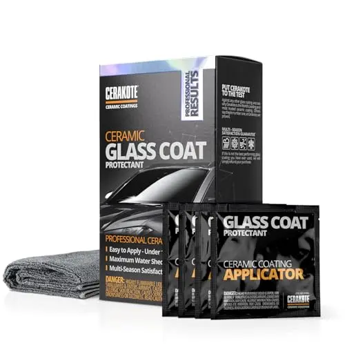CERAKOTE Ceramic Glass Coat Protectant kit with wipes