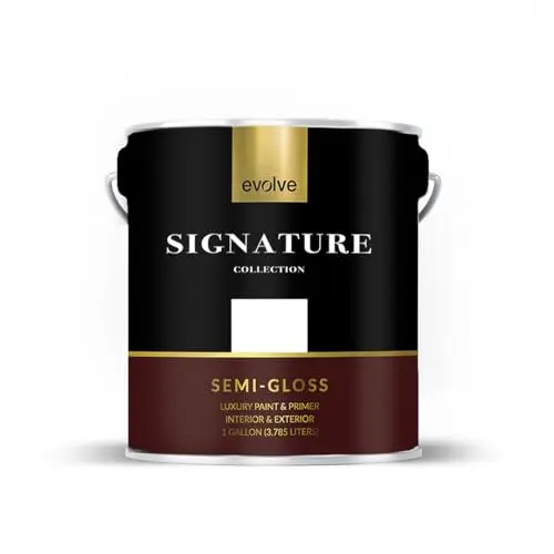 EVOLVE Signature Paint and Primer in Cloud White semi-gloss finish