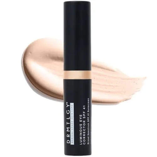 Tinted eye corrector with built-in mineral SPF