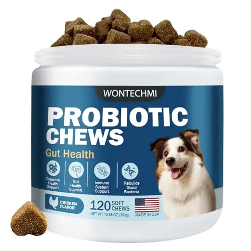 Chicken Flavor, Probiotics & Digestive Enzymes, 120 Chews