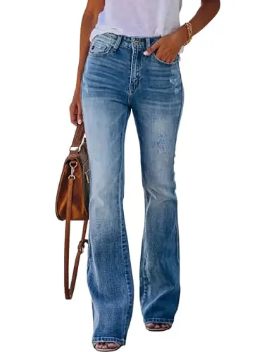Trendy wide leg, high stretch