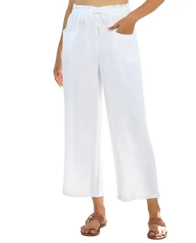 High Waist, Lined, Cropped Length