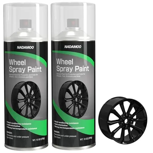 NADAMOO satin finish wheel clear coat spray