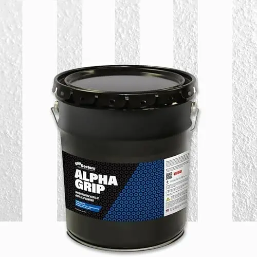 Alpha Grip Non-Slip Paint for Concrete in White