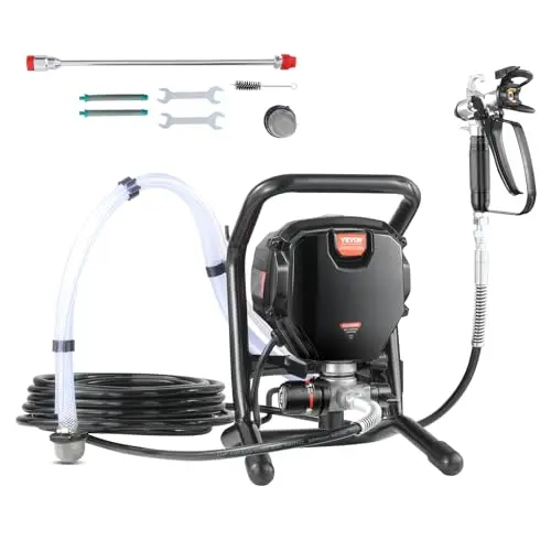 VEVOR 750W stand airless paint sprayer for budget-friendly cabinet projects