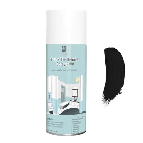 ShangTianFeng black bathtub and tile spray ceramic paint can