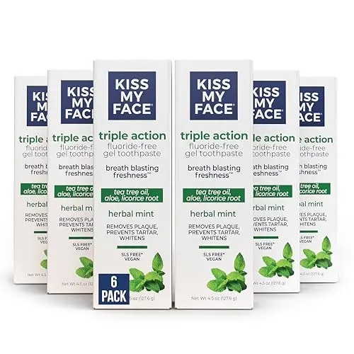 Herbal Mint, Fluoride-Free, Vegan, 3-pack