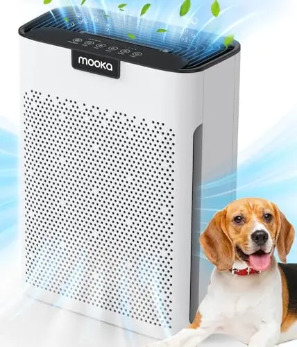 Large Room Air Purifier with Washable Filter