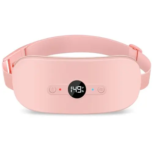 Rechargeable belt with massage—features LED & 6 settings