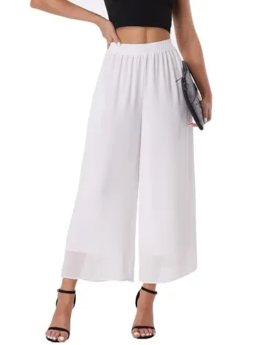 Wide Leg, Summer Crop Culottes