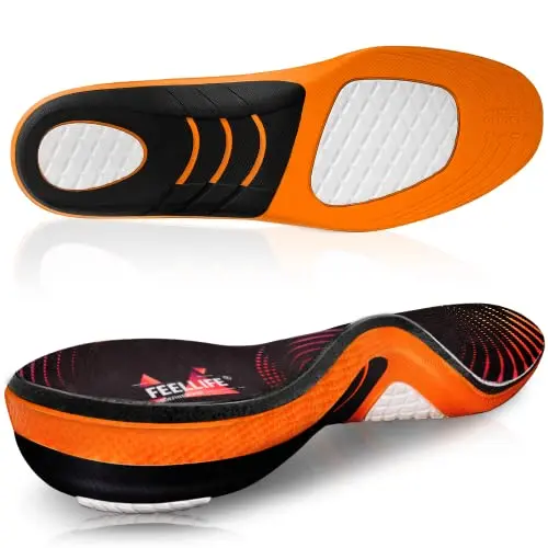 FEELLIFE Arch Support & Gel Running Insoles