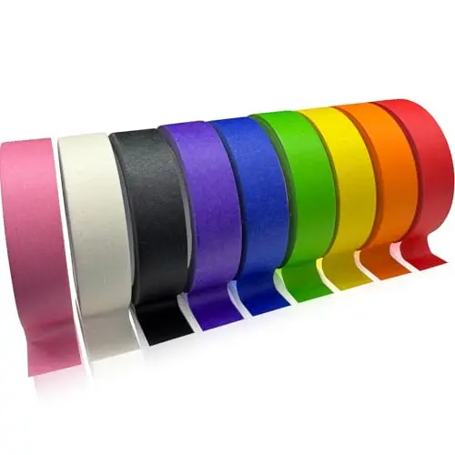 SmaringRobot colored painters tape nine-roll assortment