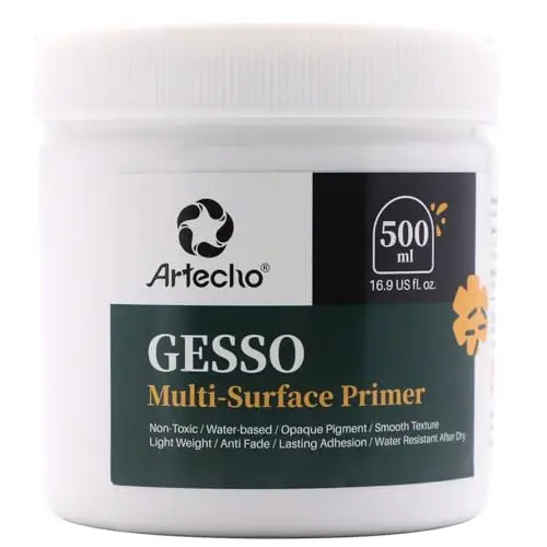 Artecho white gesso primer container