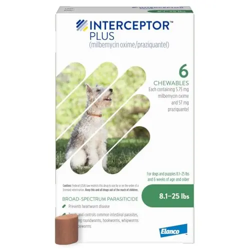 Heartworm + 4 Worms, Chicken Chew (6-mo. Supply)