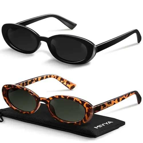 Polarized, Vintage Oval Unisex, UV Protection