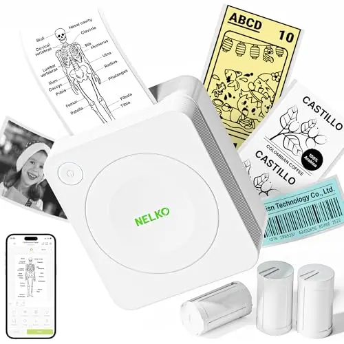 Mini Portable Sticker Printer