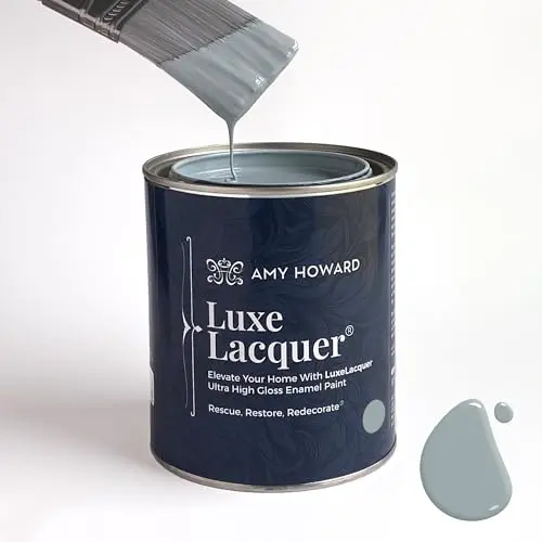 AMY HOWARD AT HOME LuxeLacquer Glacier Grey high-gloss paint