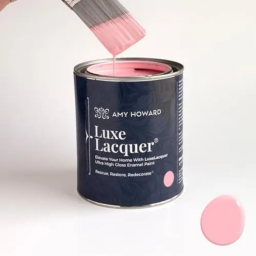 Amy Howard LuxeLacquer high-gloss paint in peony blossom pink