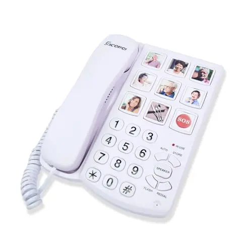 Corded Landline for Vision & Hearing Disorders