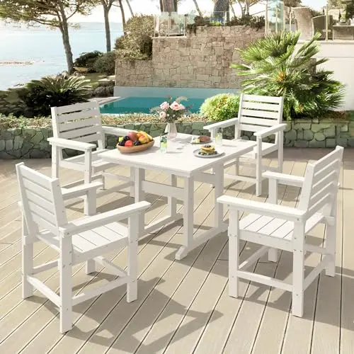Weather Resistant Table & 4 Chairs