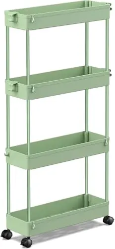 4-Tier Mobile Organizer for Tight Spaces