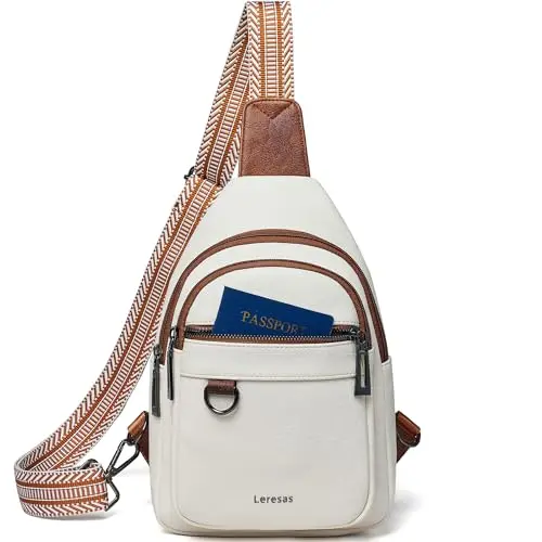 Trendy Vegan Leather Crossbody