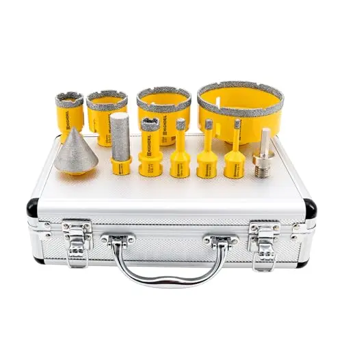 Diamond Tip, Core & Chamfer Set, 11-Piece