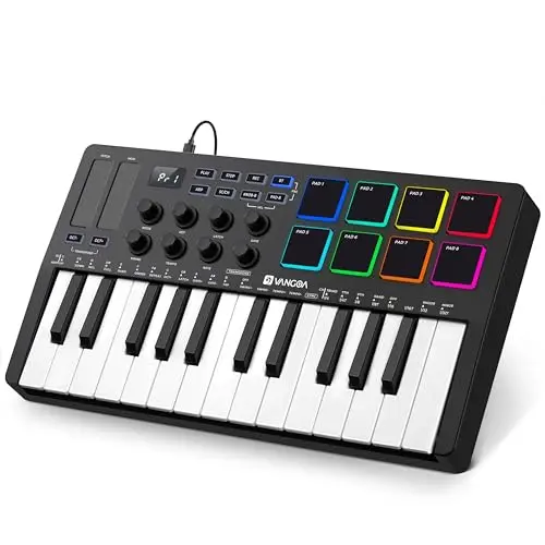 Mini Beat Maker with RGB Pads & Arpeggiator