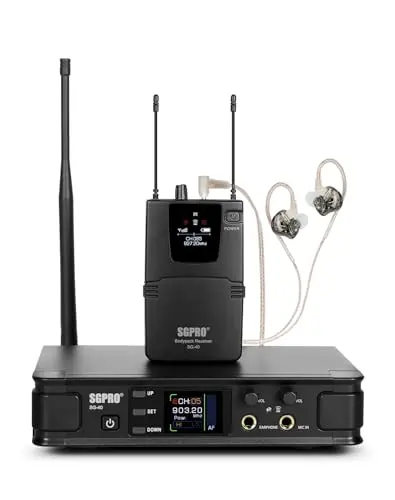 UHF In-Ear Monitor with Metal Transmitter