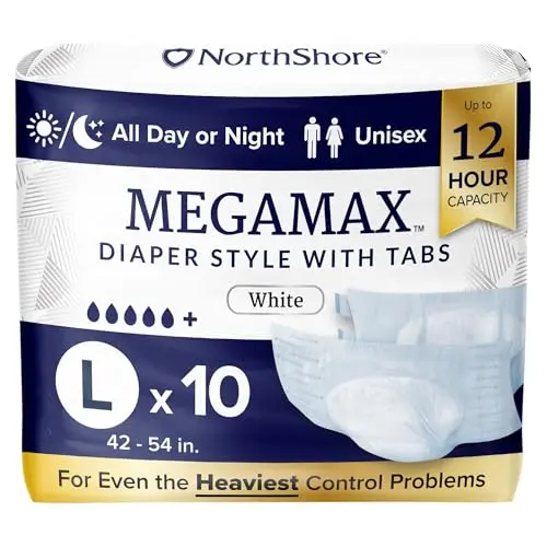 12-Hour Tab-Style, Large, 10 Pack