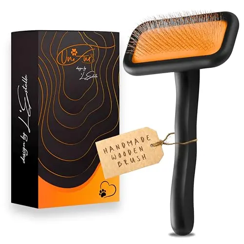 Professional Grooming Slicker, Beechwood