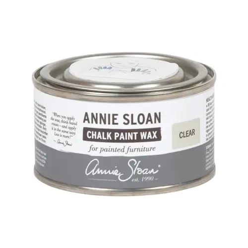 Annie Sloan Chalk Paint Wax in clear container