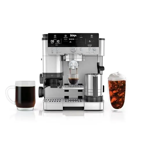 Ninja Luxe Café Premier espresso and drip coffee maker with integrated grinder