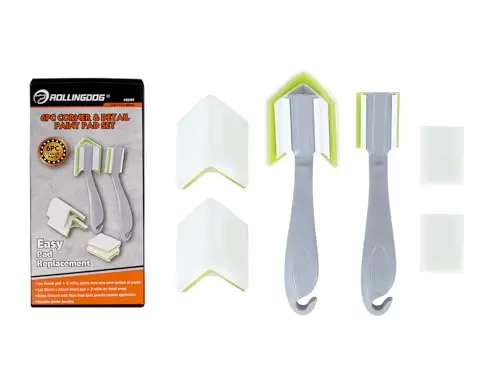 ROLLINGDOG paint pad set with different shapes for corner edging