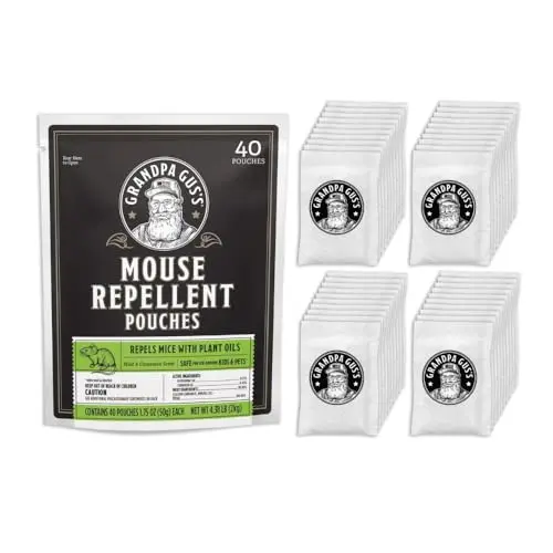 40 Natural Time-Release Mouse Pouches