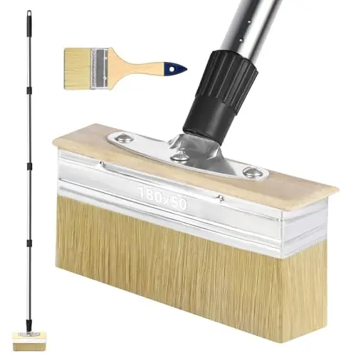 Stain Brush + 60" Pole + Small Brush
