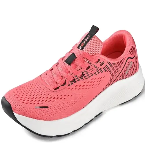Arch Support & Thick Cushion Sneaker, Rose Red