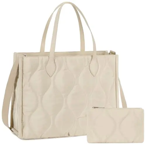 Canvas Work Tote, 15.6-inch Laptop & Clutch