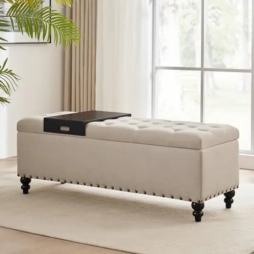 Removable Tray, Tufted, Sturdy