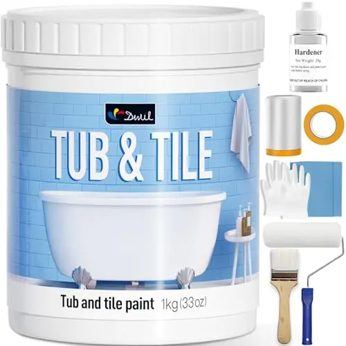 DWIL Tub and Tile Refinishing Kit in 33oz size with tools