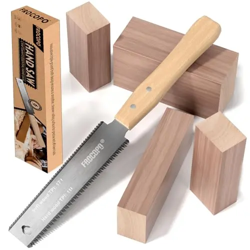Frocopo double-edge hand saw with wood handle