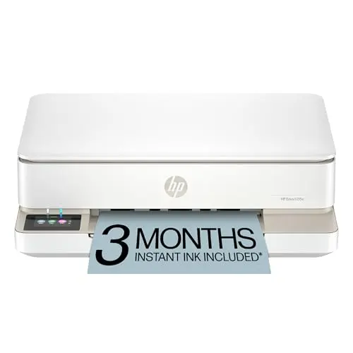 HP Envy 6155e wireless all-in-one printer with color touchscreen
