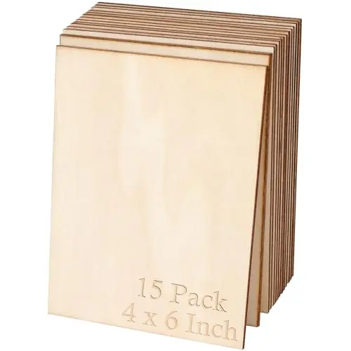 Blisstime wood squares for wood burning and DIY projects