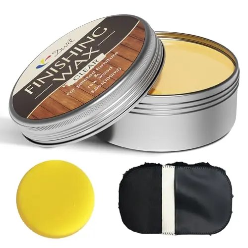 DWIL Wood Finishing Wax with included tools