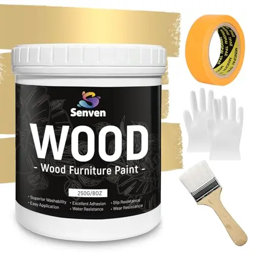 SENVEN metallic gold acrylic paint kit