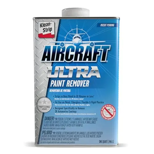 KLEAN-STRIP Aircraft Ultra liquid paint remover for aluminum and metal surfaces