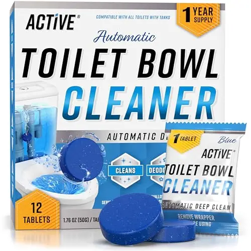 Drop-In Blue Tablets for Continuous Cleaning