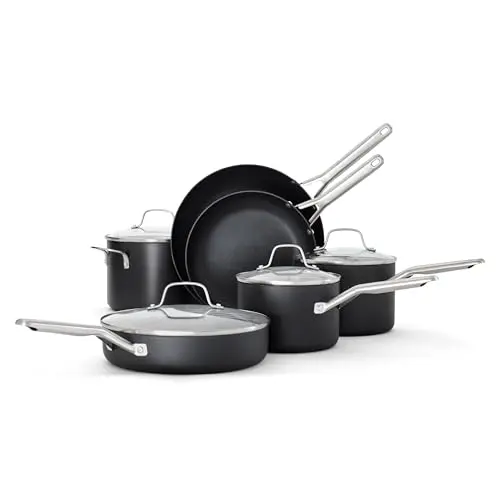 Comprehensive Nonstick Set, Hard-Anodized Construction