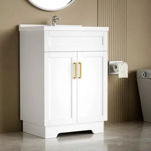 Freestanding Vanity Cabinet (24")