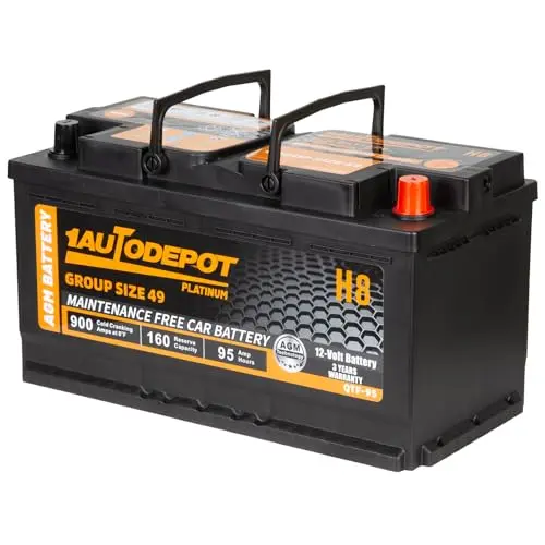 12V 95Ah AGM 900CCA H8 Car Battery